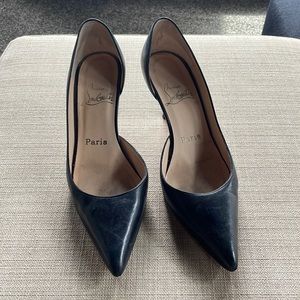 Christian Loubouton black heels